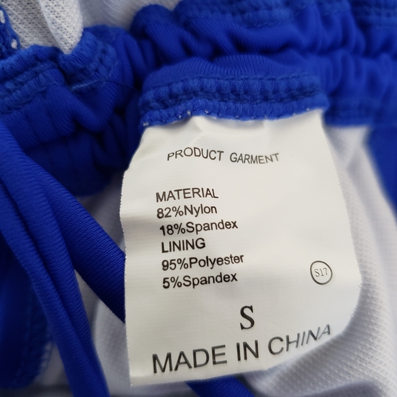 NWOT Women Onepice Blue Drawstrings Sides Swimsuit - Picture 10 of 11